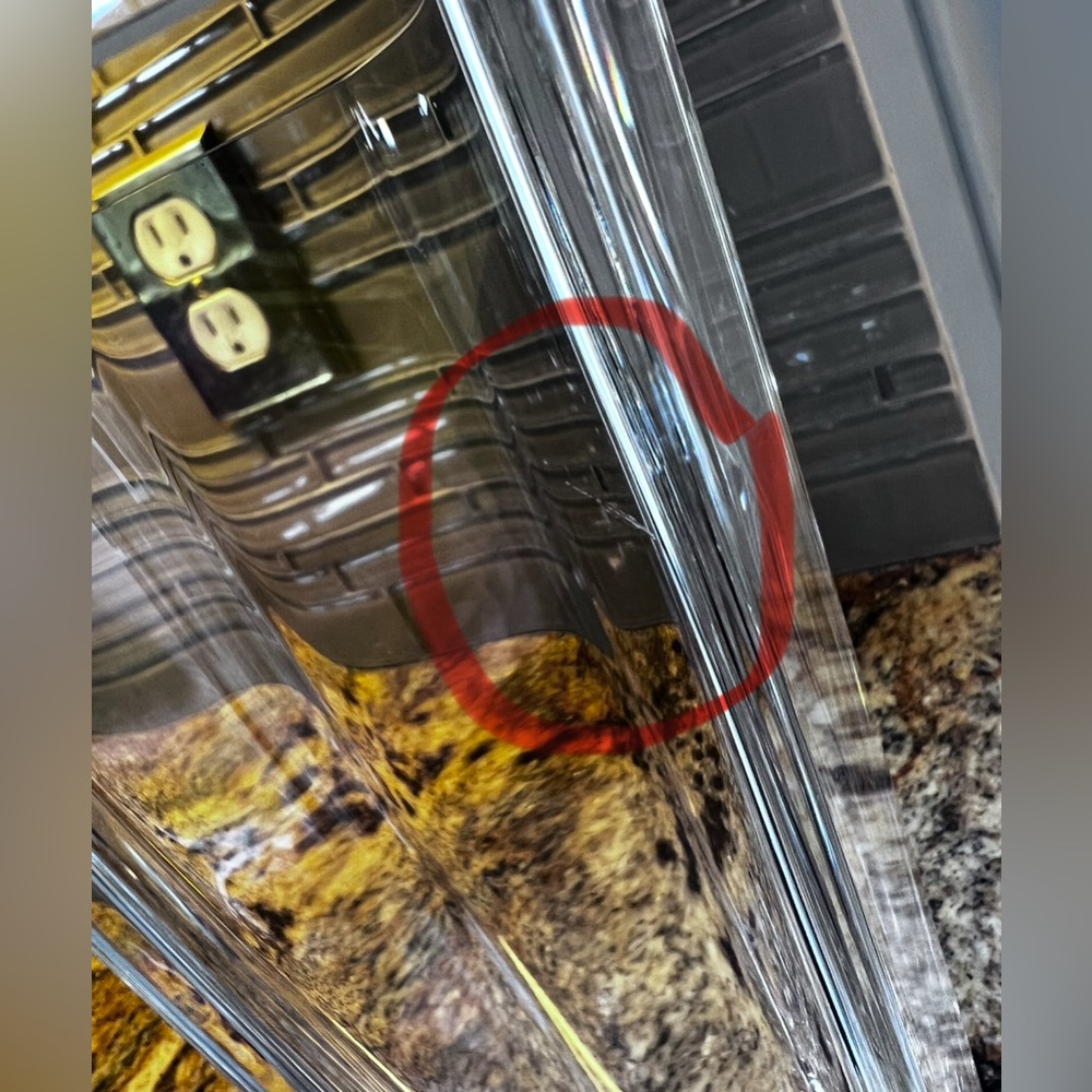 𝐑𝐚𝐫𝐞 𝐟𝐢𝐧𝐝! Tiffany & Co Frank Lloyd Wright Crystal Hex Vase 1986 - Picture 8 of 8